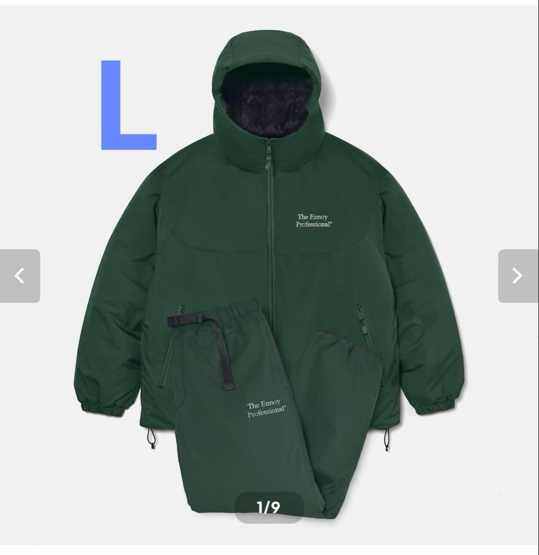 【期間限定値下げ】ENNOY PADDED NYLON SET UP GREEN Ride With Me Baggy Padded Nylon Pants - Green | Fashion Nova