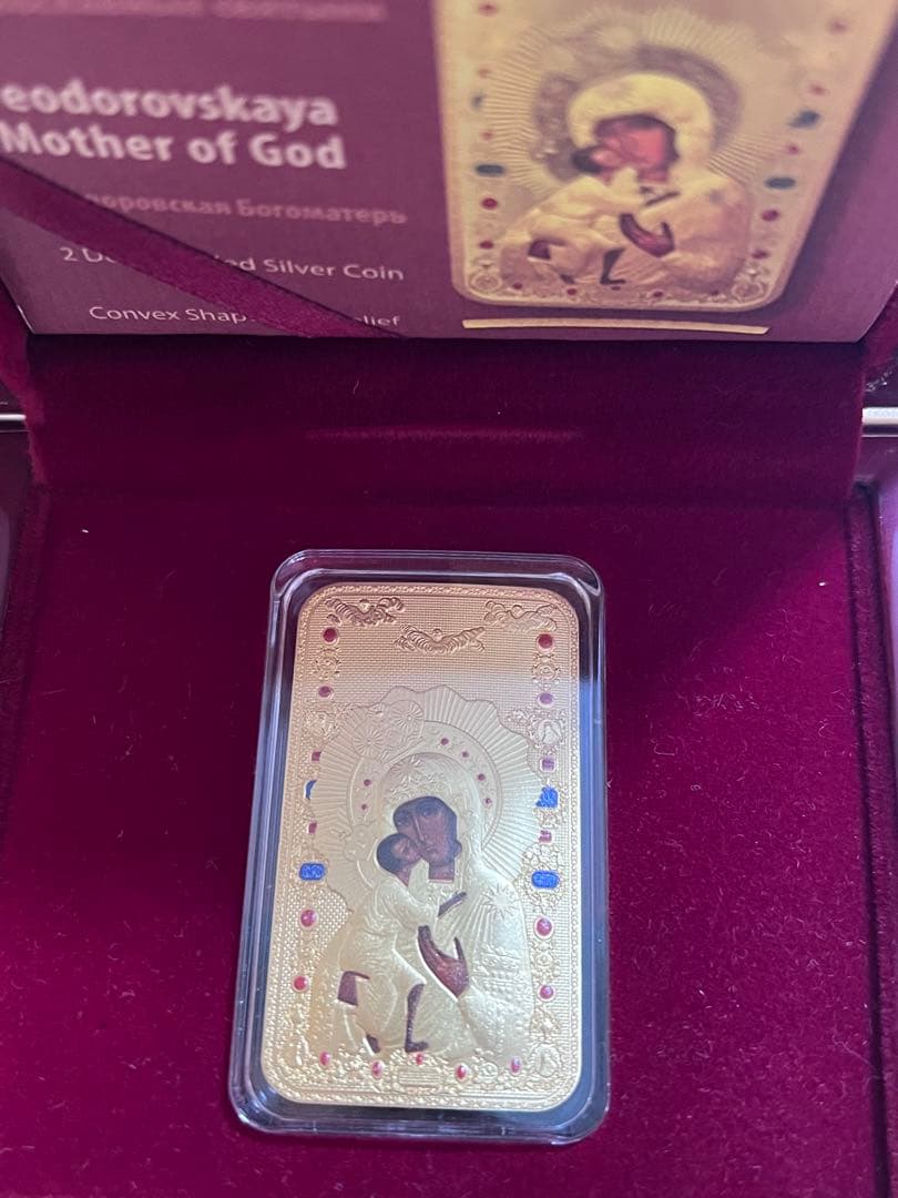 聖母マリア　ウラジーミルの生神女　銀製　3000個限定 ウラジーミルの生神女 | アトリエウチノ｜atelier uchino