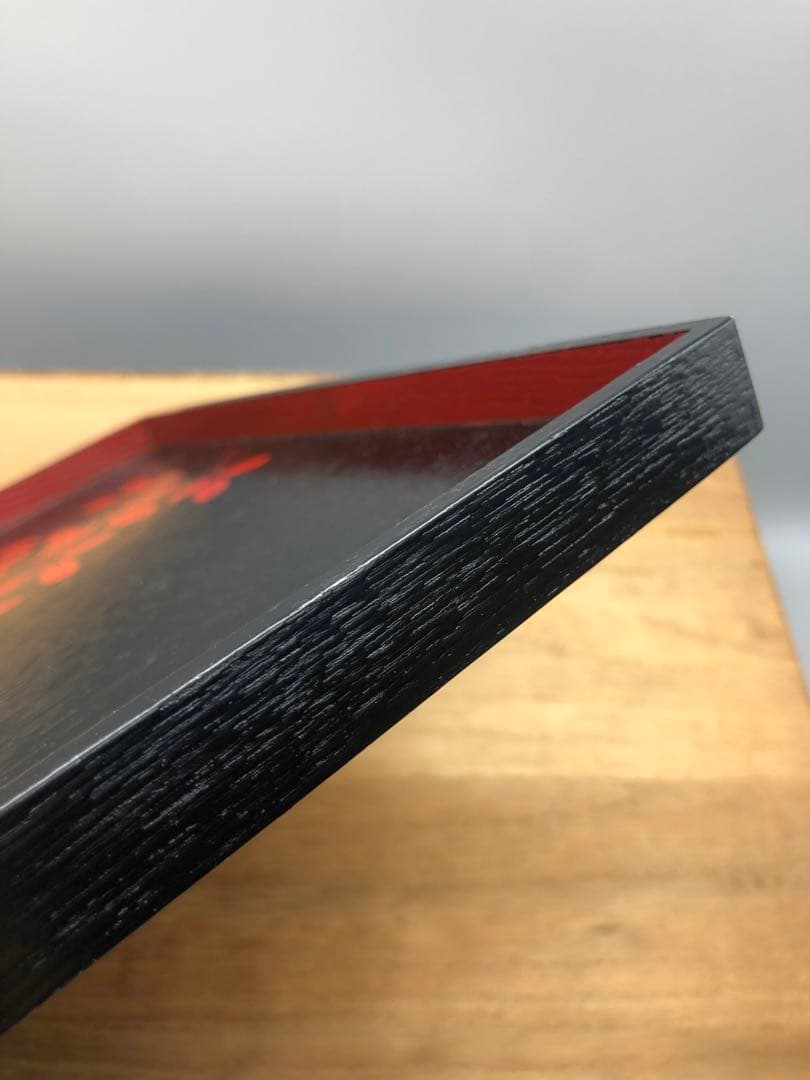 新品未使用木箱入り山田平安堂漆器膳絵違い5種セット宮内庁御用達伝統