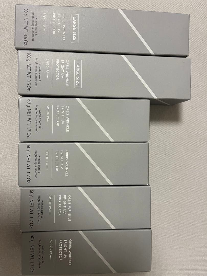 新品 オルビス リンクルブライトUVプロテクター 100g 2個＋50g 4個