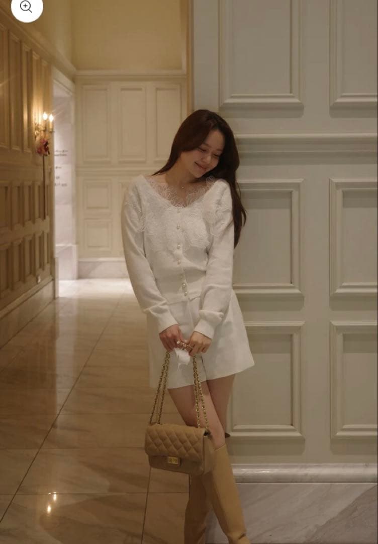 polaura ポローラ レースフリルカーディガン - メルカリ