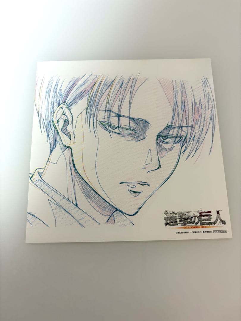 進撃の巨人 リヴァイ wit studio 原画集 特典 イラストカード - メルカリ