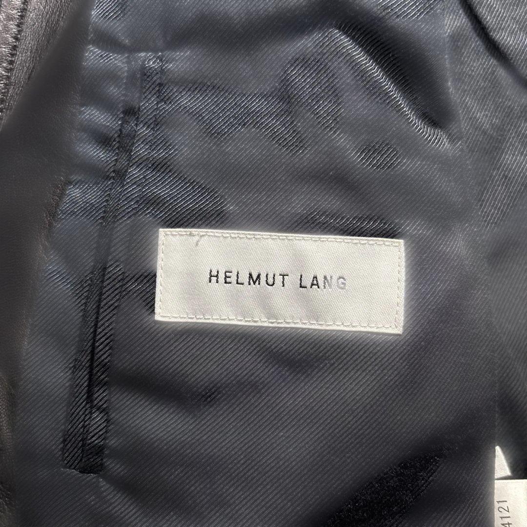 HELMUT LANG A-2 cropped leather jacket - メルカリ