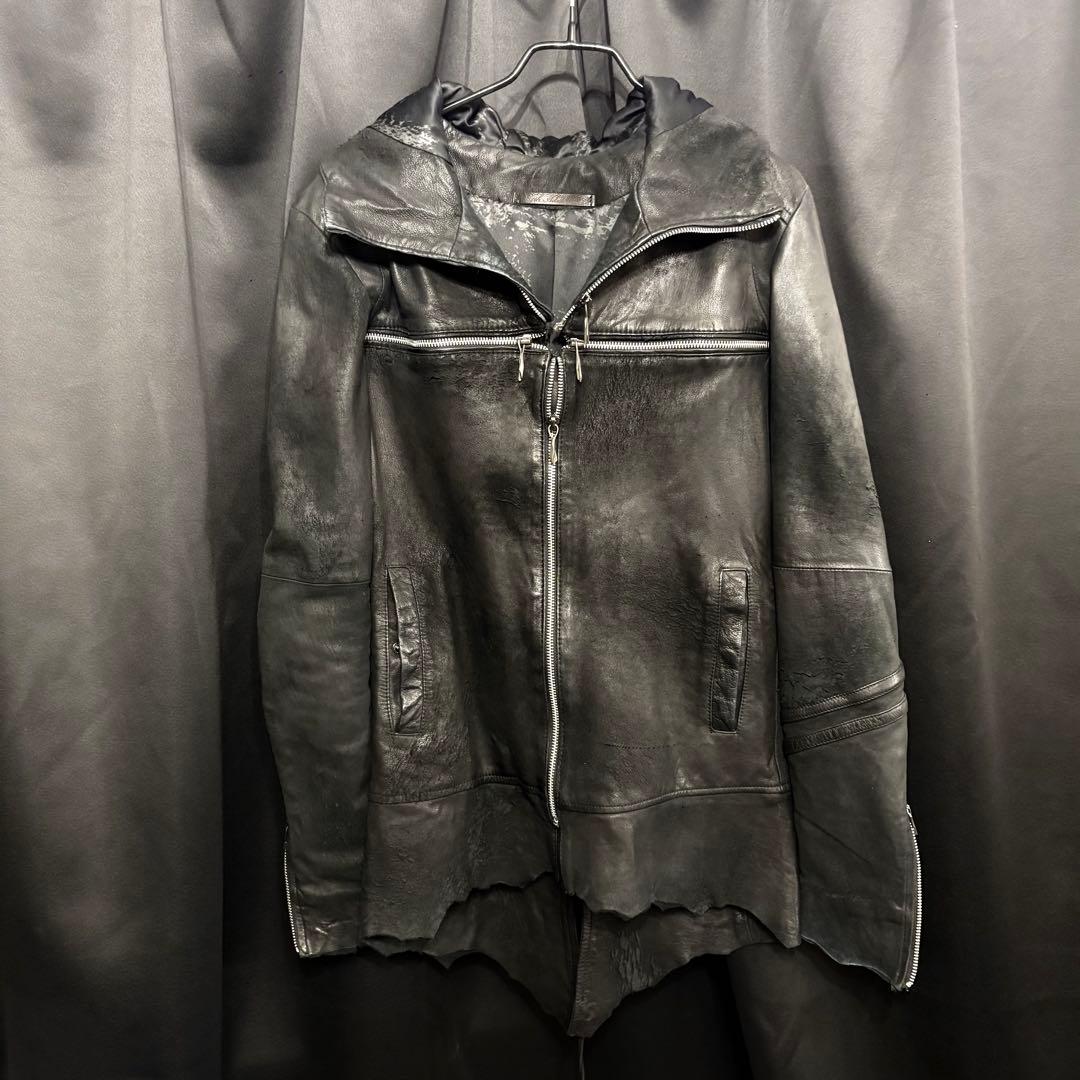 ジャケット・アウター 00s 14th Addiction Cross Zip Hoodie 別注】14th Addiction/フォーティーンスアディクション/CROSS ZIP