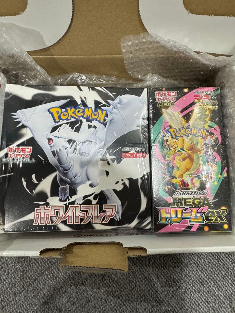 ポケモンカードゲーム ホワイトフレア MEGAドリームex シュリンク付き