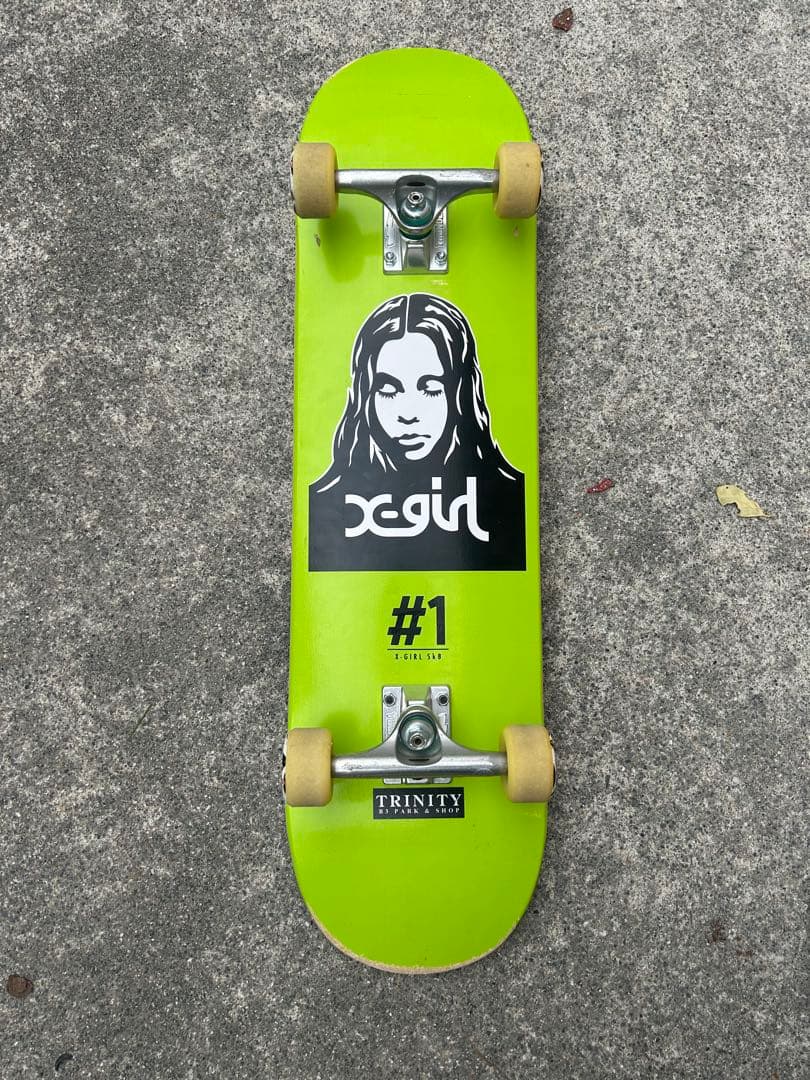 x-girl スケートボード コンプリート　サンダートラックninjaベアリング