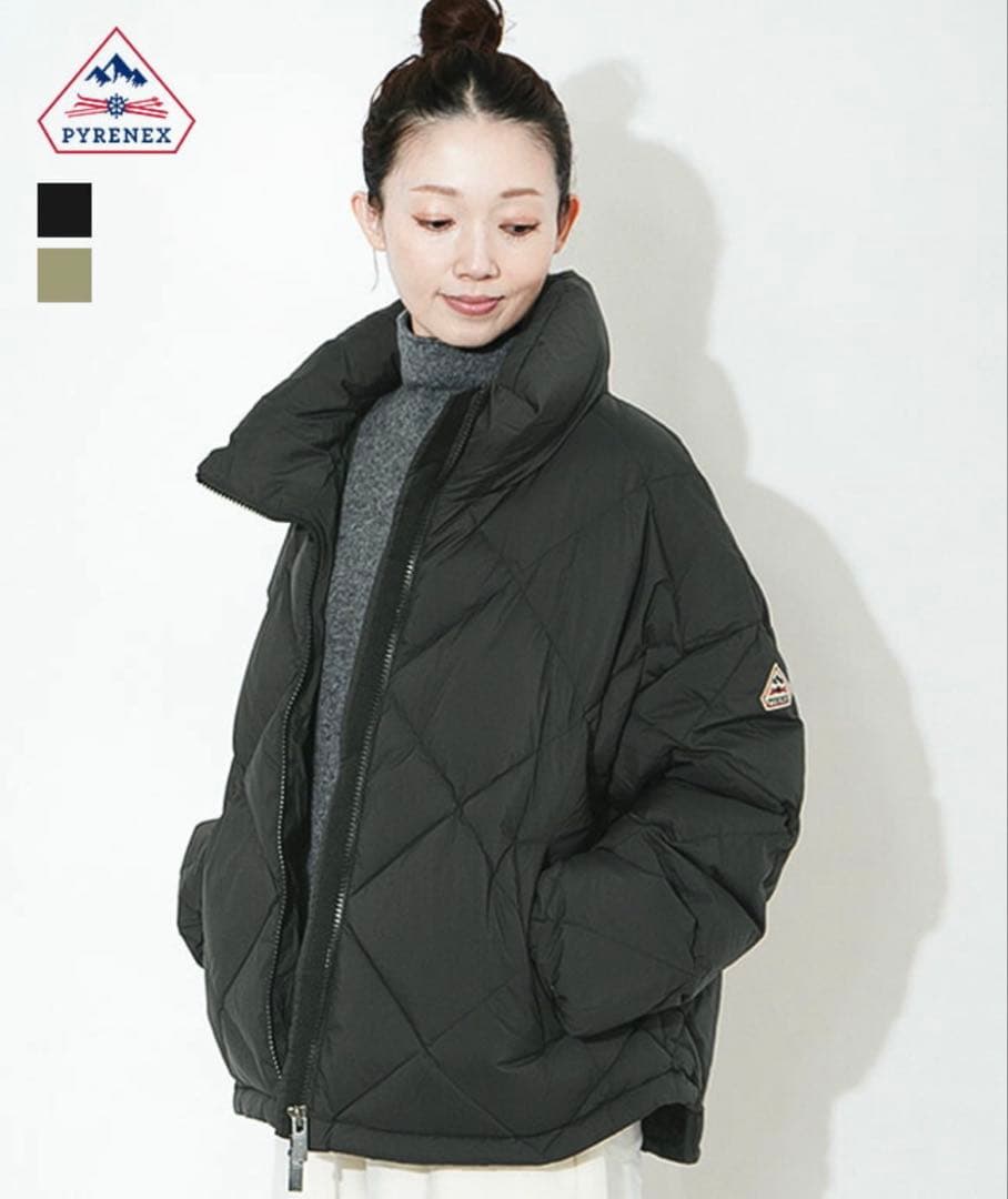 PYRENEX ADELE2 アデル2 ダウンジャケットブラック 黒 サイズ34 Pyrenex（ピレネックス） PYRENEX ADELE アデル ダウンジャケット