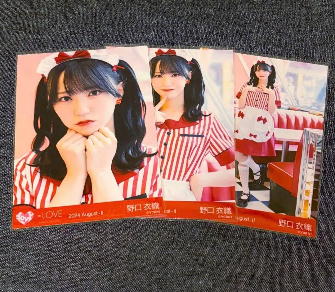 イコラブ 野口衣織 仲直りシュークリーム 直筆 ヨリ 生写真 - 野口衣織