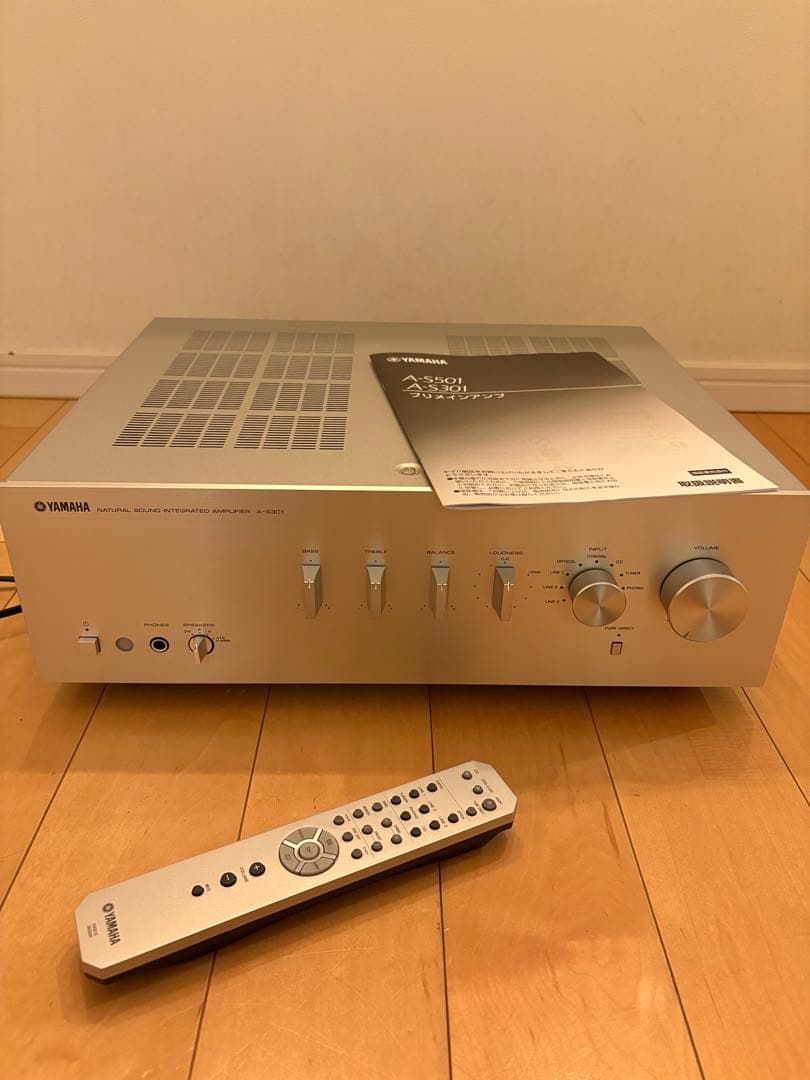 YAMAHA A-S501 プリメインアンプ シルバー - メルカリ