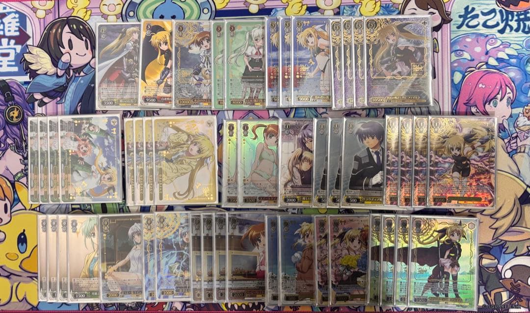 ヴァイスシュヴァルツ リリカル なのは　フルホイル　デッキ　サプライ付き