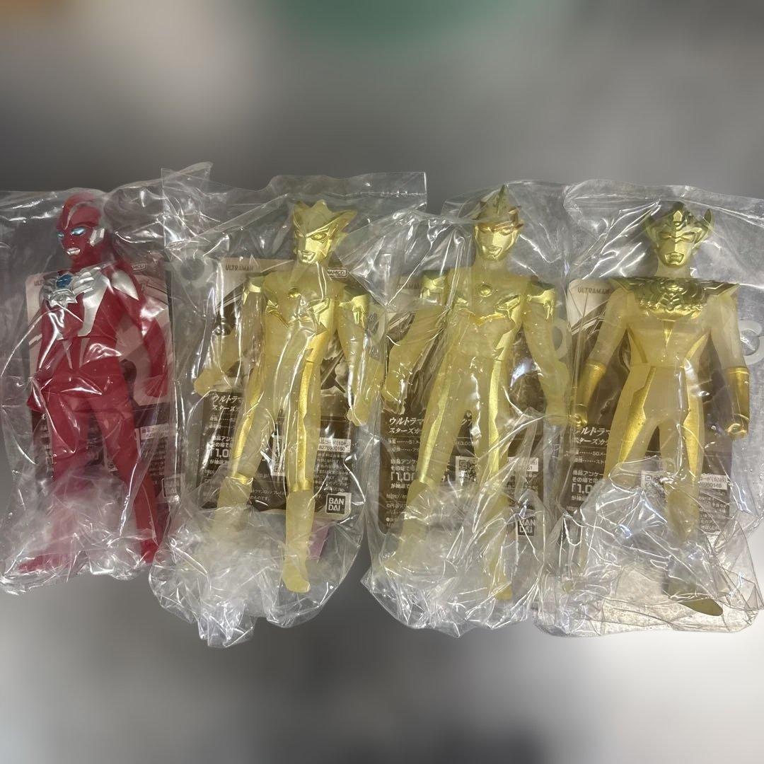 ウルトラヒーローシリーズ　ソフビ　限定　オメガ　タイガ　ルーブ　４種セット