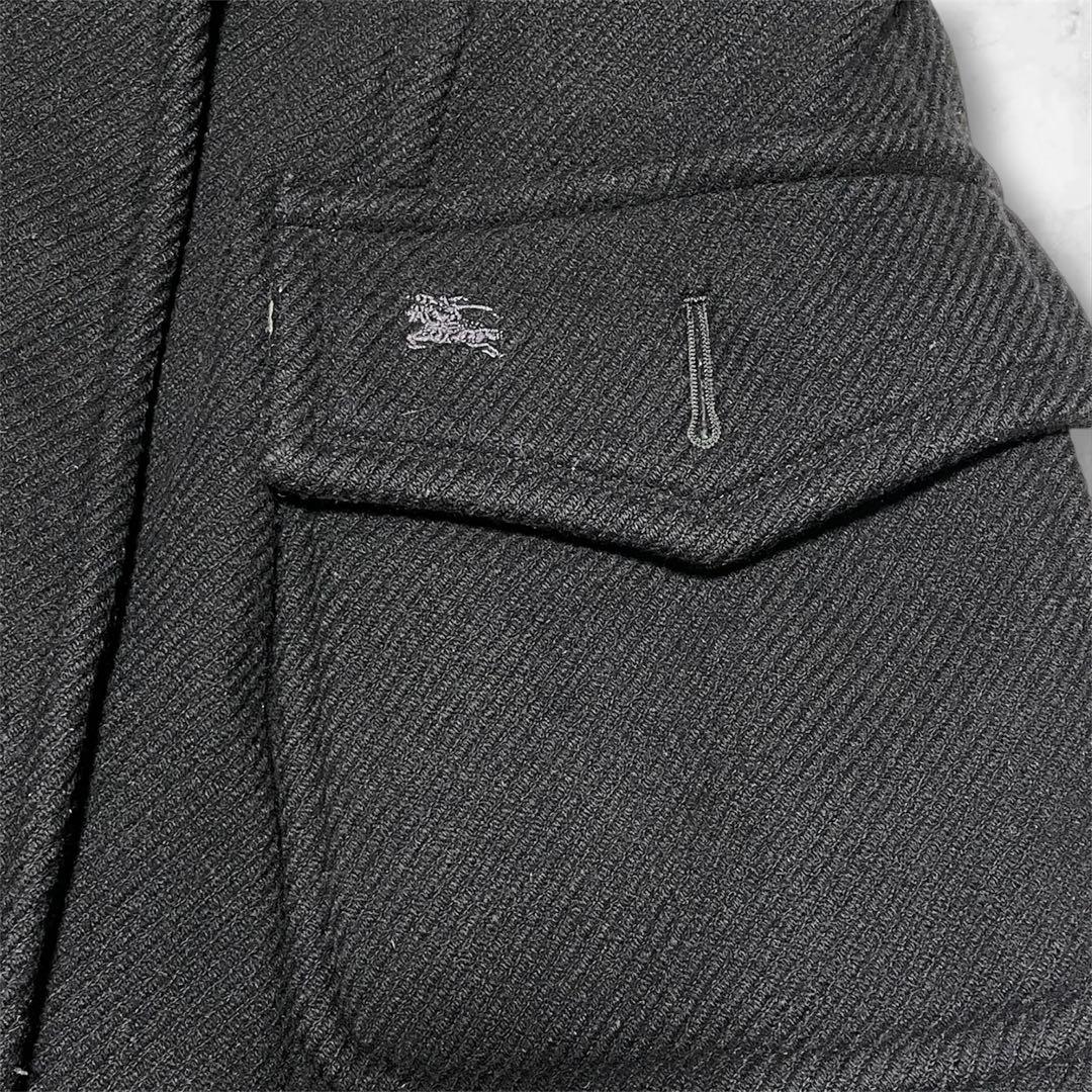 美品】バーバリー、ダッフルコート、Lサイズ、ノバチェック、シャドー