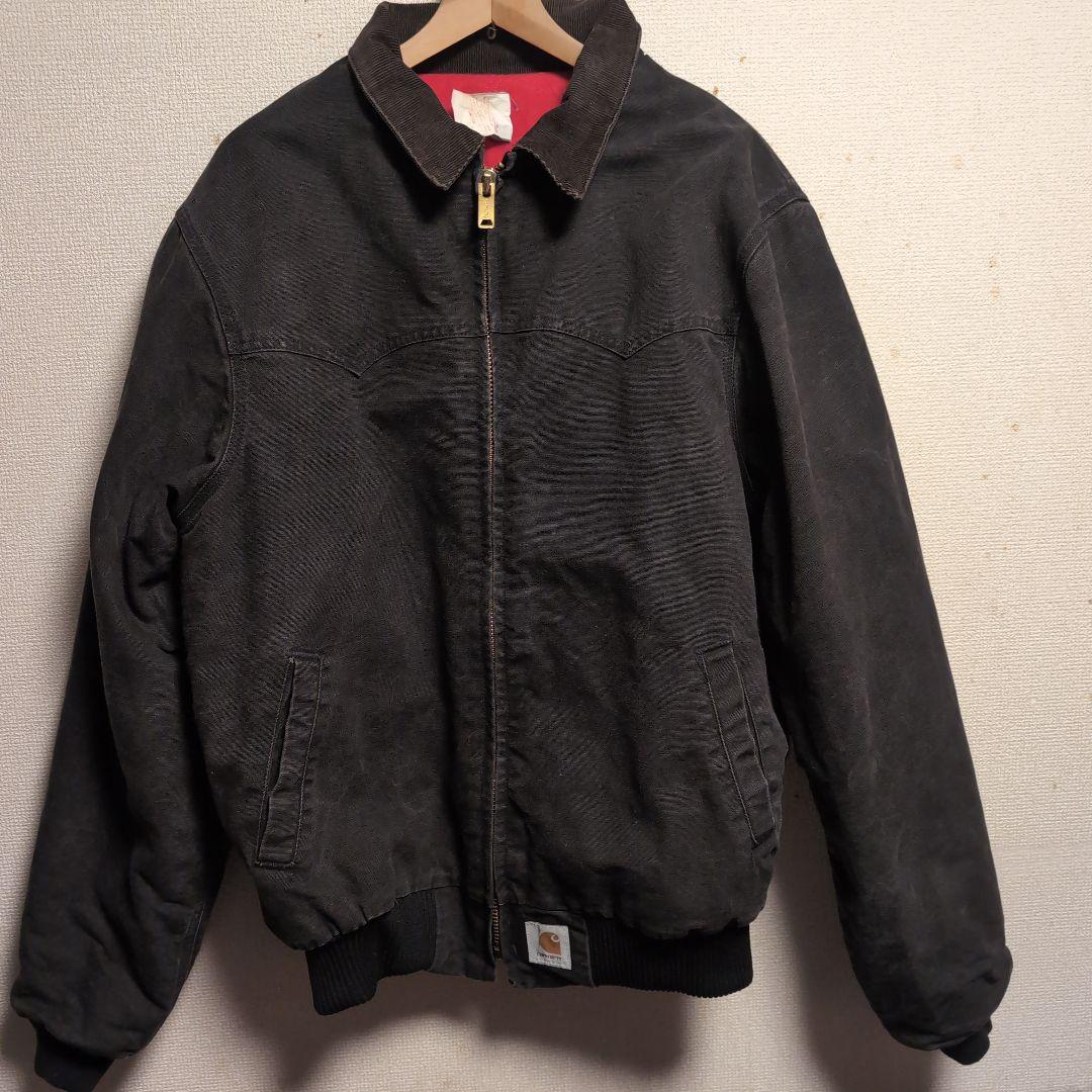た*き様 Carhartt サンタフェジャケット ブラック　JQ2115希少TA