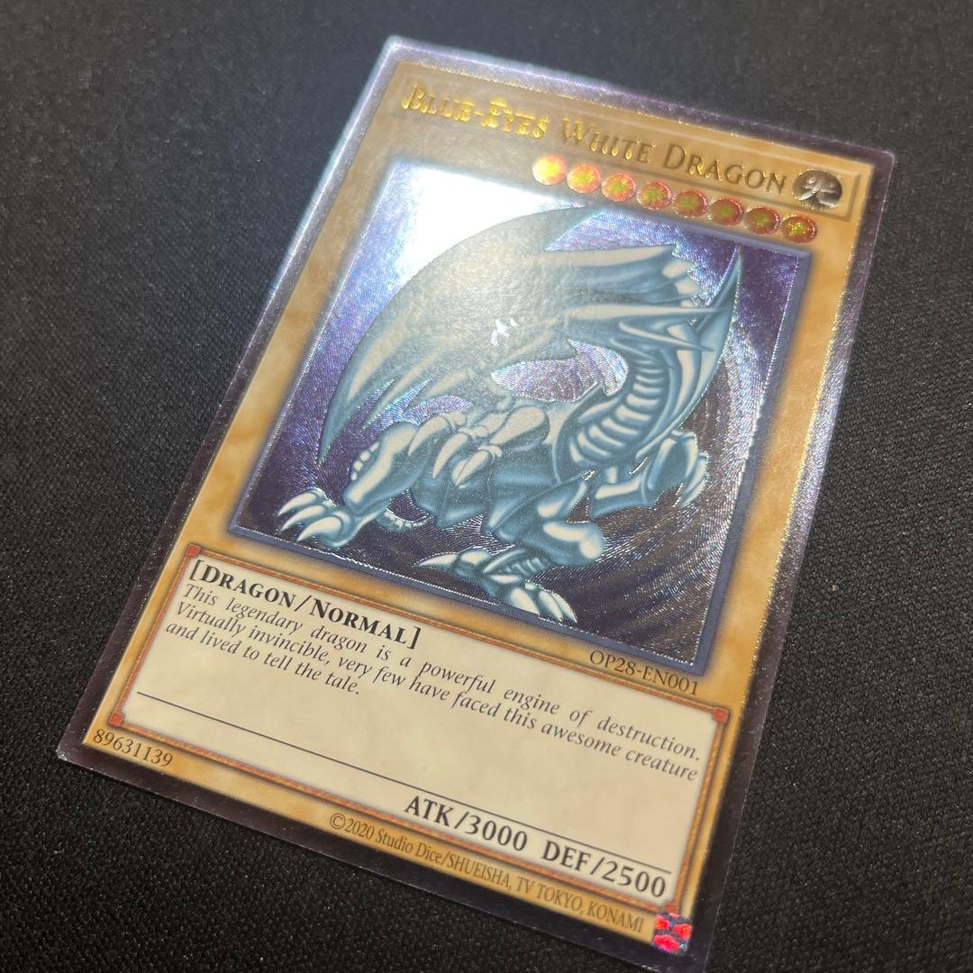 青眼の白龍 OTS28 レリーフ 英語 北米版 ① OP28-EN001 - メルカリ