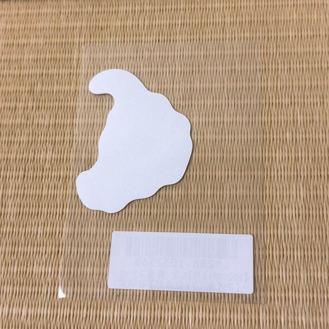 Chevon FC限定スクラッチ ヲ肉食べタイ倶楽部 蓄光ステッカー 谷絹茉