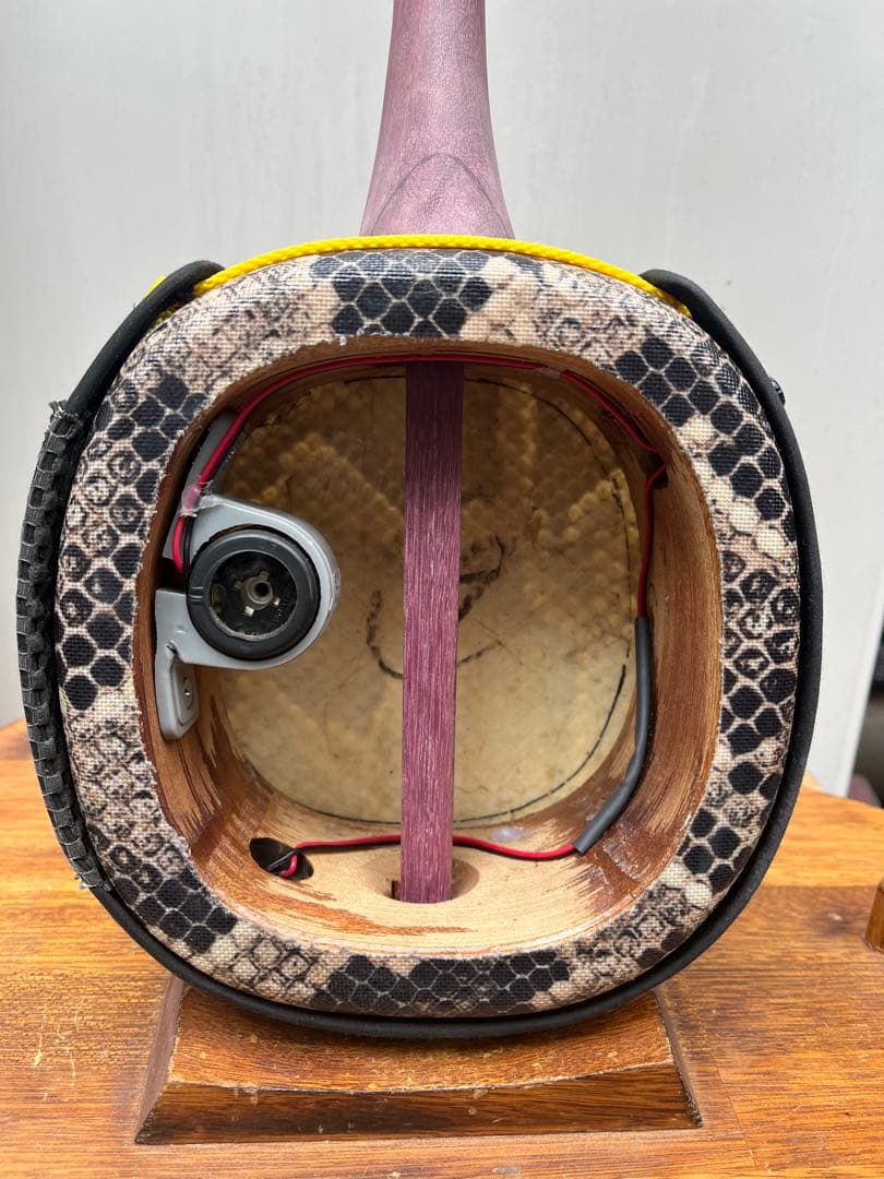 g*a様 沖縄三線ライブ使用(南風型)黒塗り