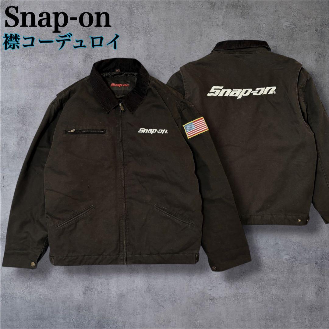 カズ！スナップオン Snap-on デトロイトジャケット ブルゾン 刺繍ロ