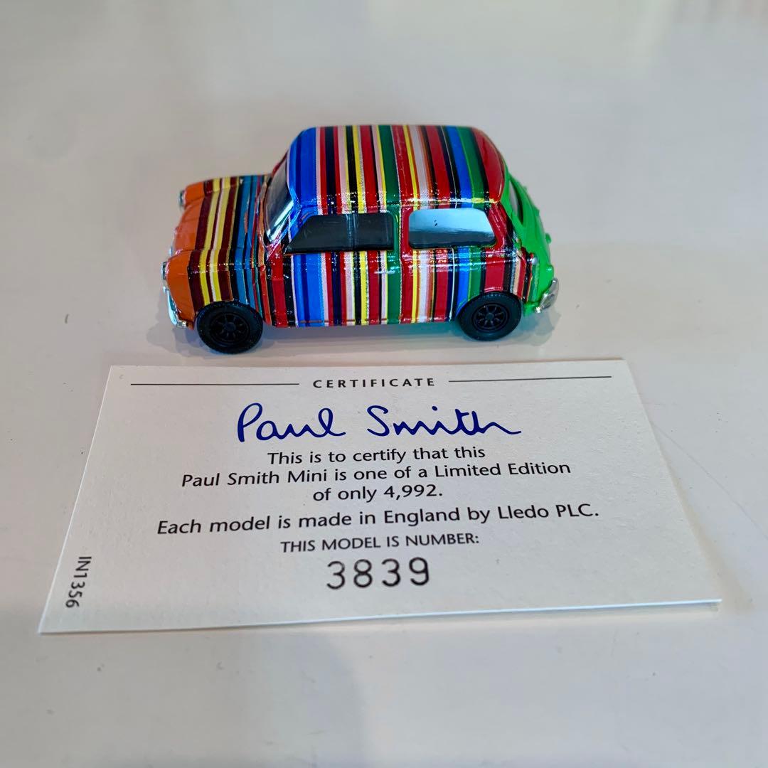 Lledo ポールスミス・ミニクーパー・ミニカー 限定生産品