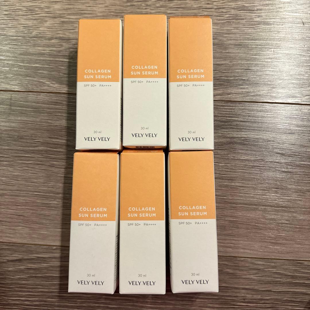 VELY VELY コラーゲンサンセラム SPF50の美容液 ６本セット