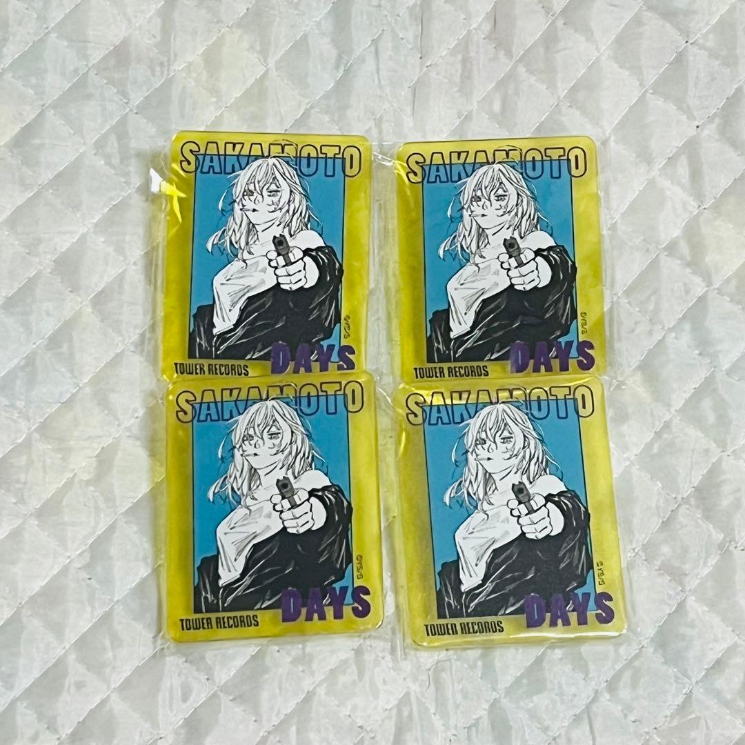 サカモトデイズ タワーレコードカフェ タワレコカフェ アクリルバッジ