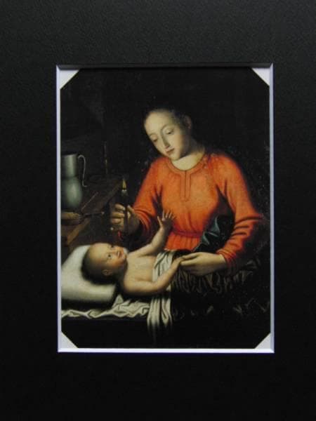 コターン、幼子イエスをおこす聖母、超希少、新品額付、状態良好