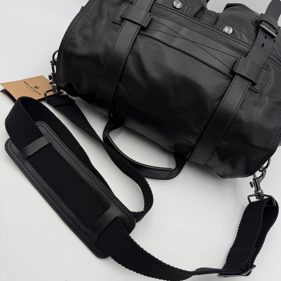 美品 タグ付き ベルスタッフ オールレザー メッセンジャー ショルダー