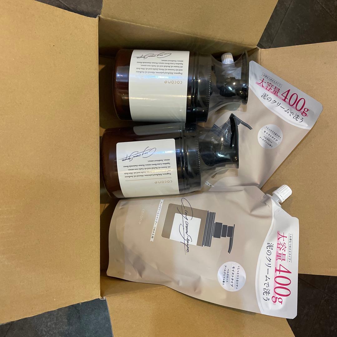 【新品未開封】cocone クレイクリームシャンプー 本体　詰め替え