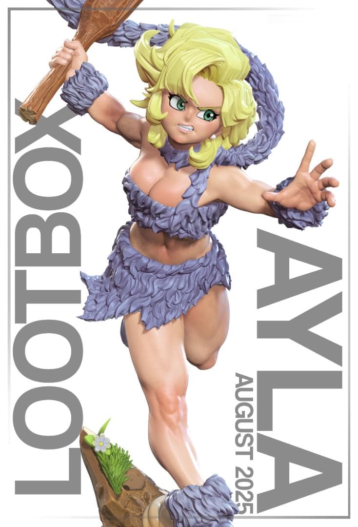 エイラ クロノ トリガー 1/10 未塗装 未組立 フィギュア ガレージ