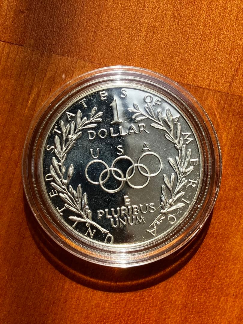 1988年 アメリカ オリンピック 記念 銀貨 $1 プルーフ（銀0.900）