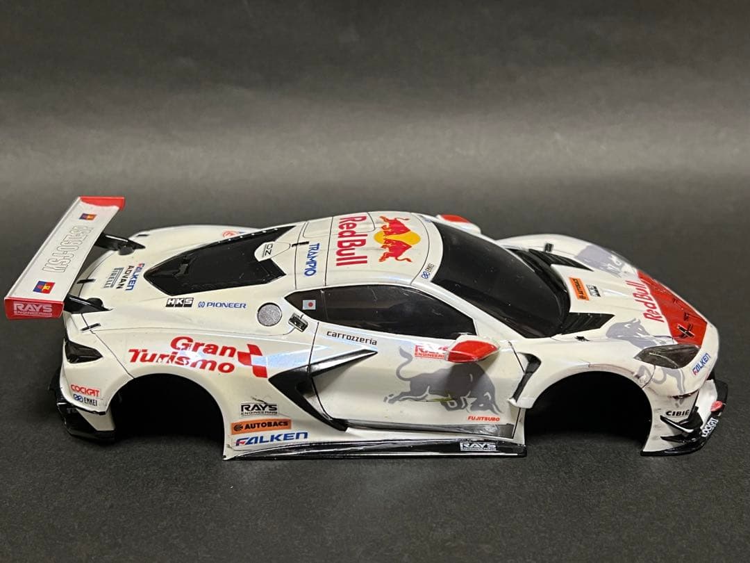 京商 ミニッツ コルベット c8-r ホワイトボディ自作塗装 使用品 2台