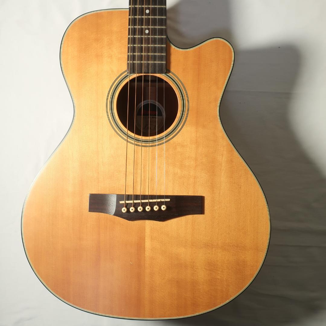 美品 Morris SS-30NAT ミニギター トップ単板 マホガニーボディ - メルカリ