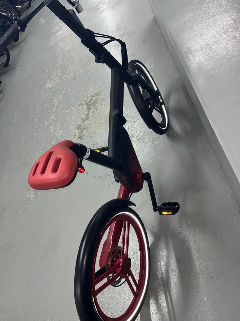 jazzy3104様専用】HONBIKE/折りたたみ自転車/黒＆赤/ - メルカリ