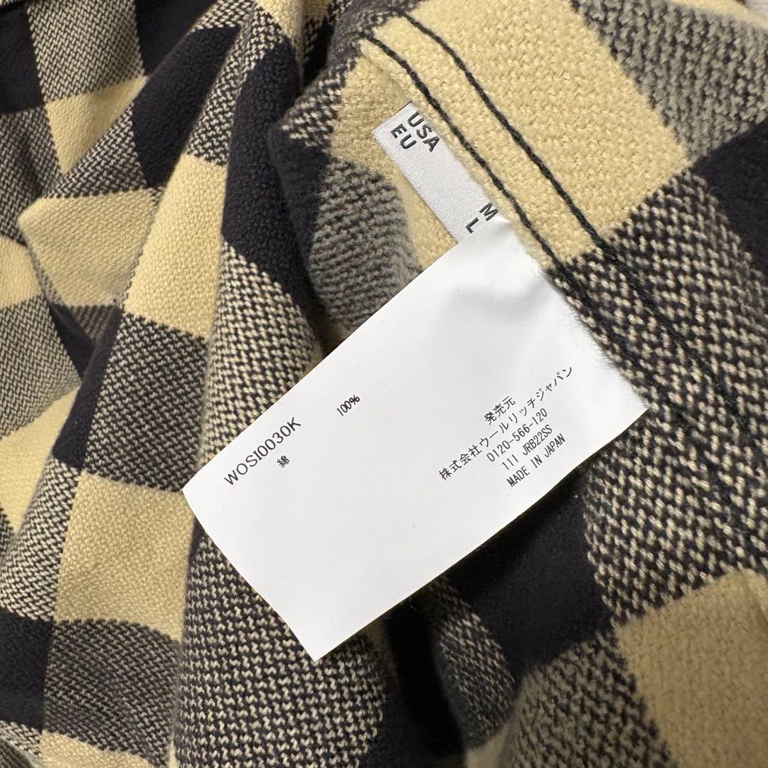 WOOLRICH バッファローチェックシャツ アイボリー ブラック - メルカリ