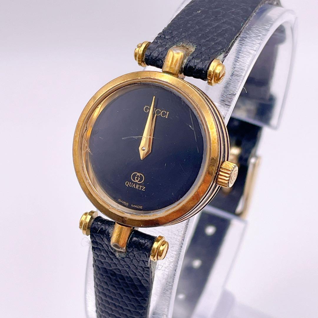 不動品 GUCCI シェリーライン レディース 腕時計 クォーツ スイス製