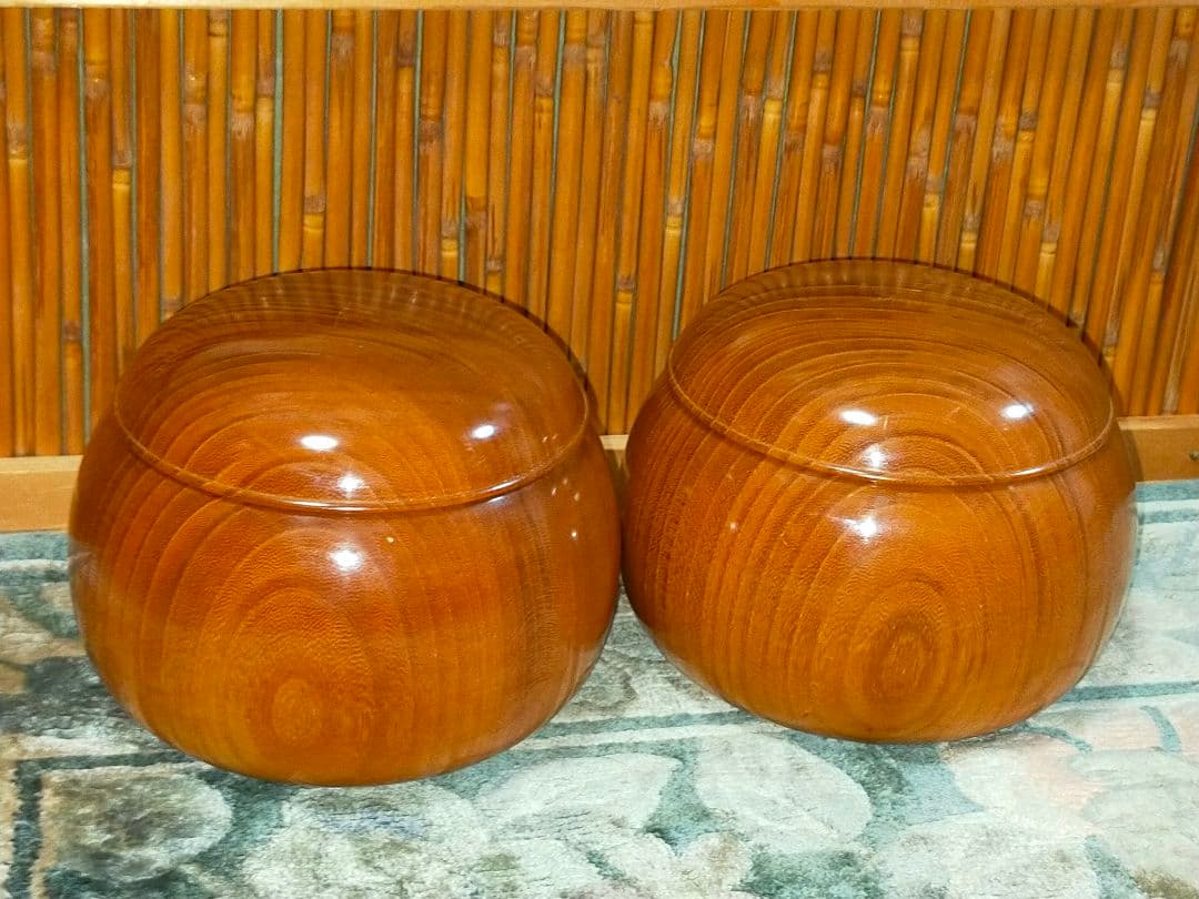 ♥値下げ！♥　囲碁　碁笥　碁石♥　蛤　那智 楽天市場】碁石 日向特製蛤碁石 31号 実用 (厚み8.4mm) ※木製欅碁笥