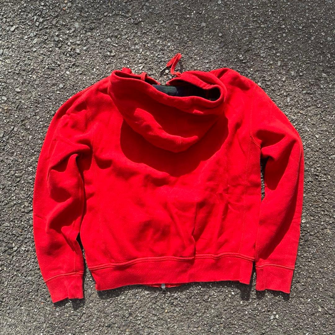 ラルフローレン ビックポニー ジップパーカー レッド Mサイズ - メルカリ