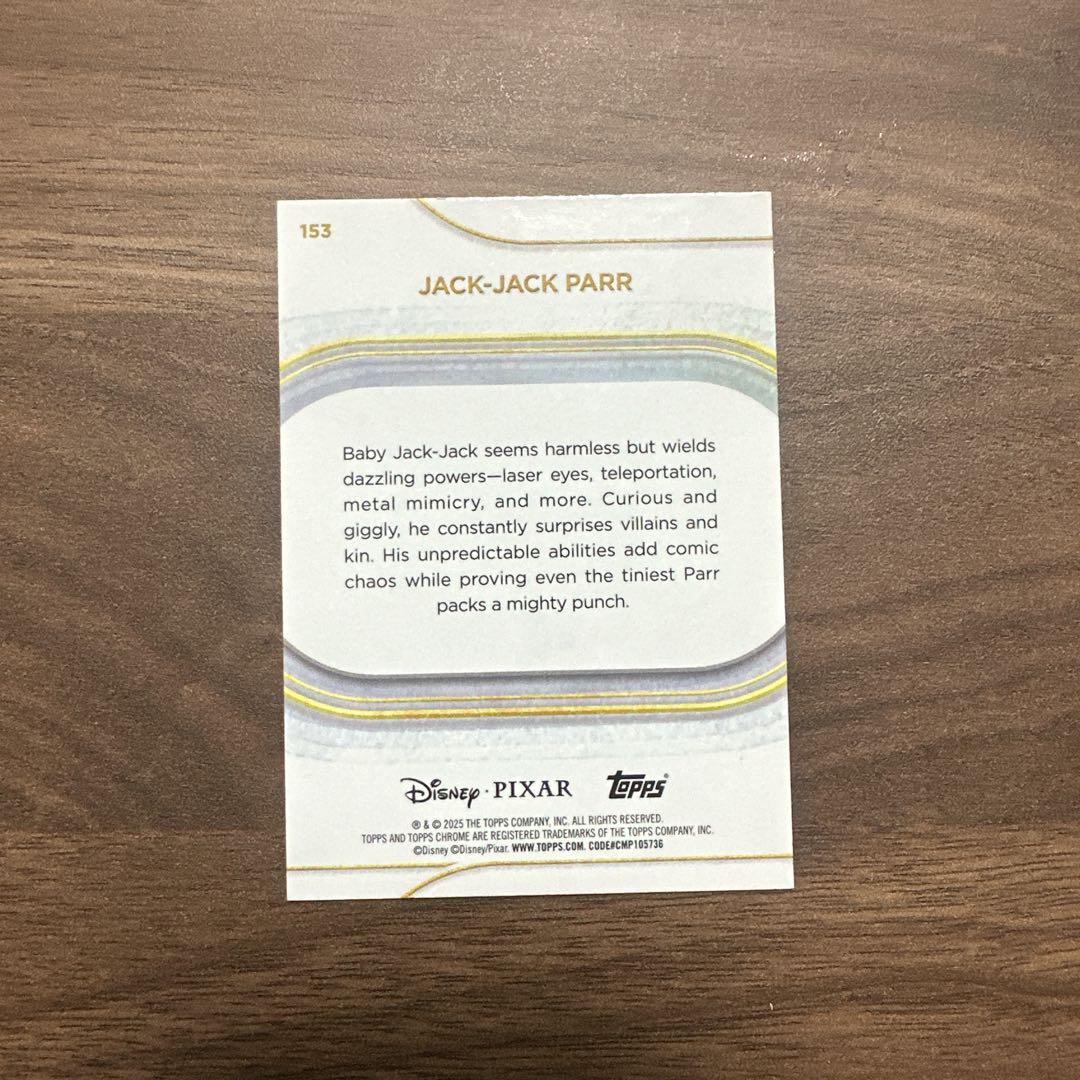 2025 Topps Chrome Disney/ジャックジャック - メルカリ