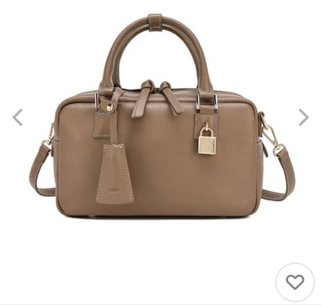 パドマ　ボストンバッグ　ベージュ系その他　新品未使用 牛革