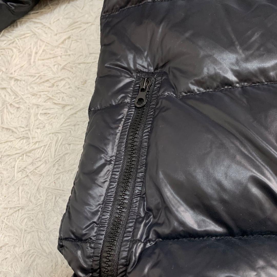 17201✨デュベティカ 40 ラクーンファー ロングダウンコート ブラック