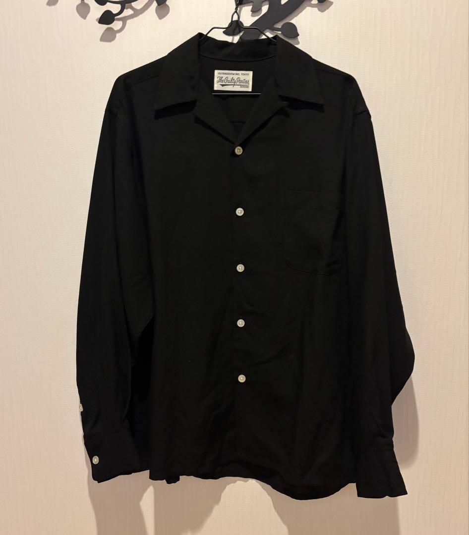 ワコマリア 50‘S オープンカラー　長袖シャツ　フィフティーズ WACKO MARIA（ワコマリア） WACKO MARIA 50'S OPEN COLLAR SHIRT