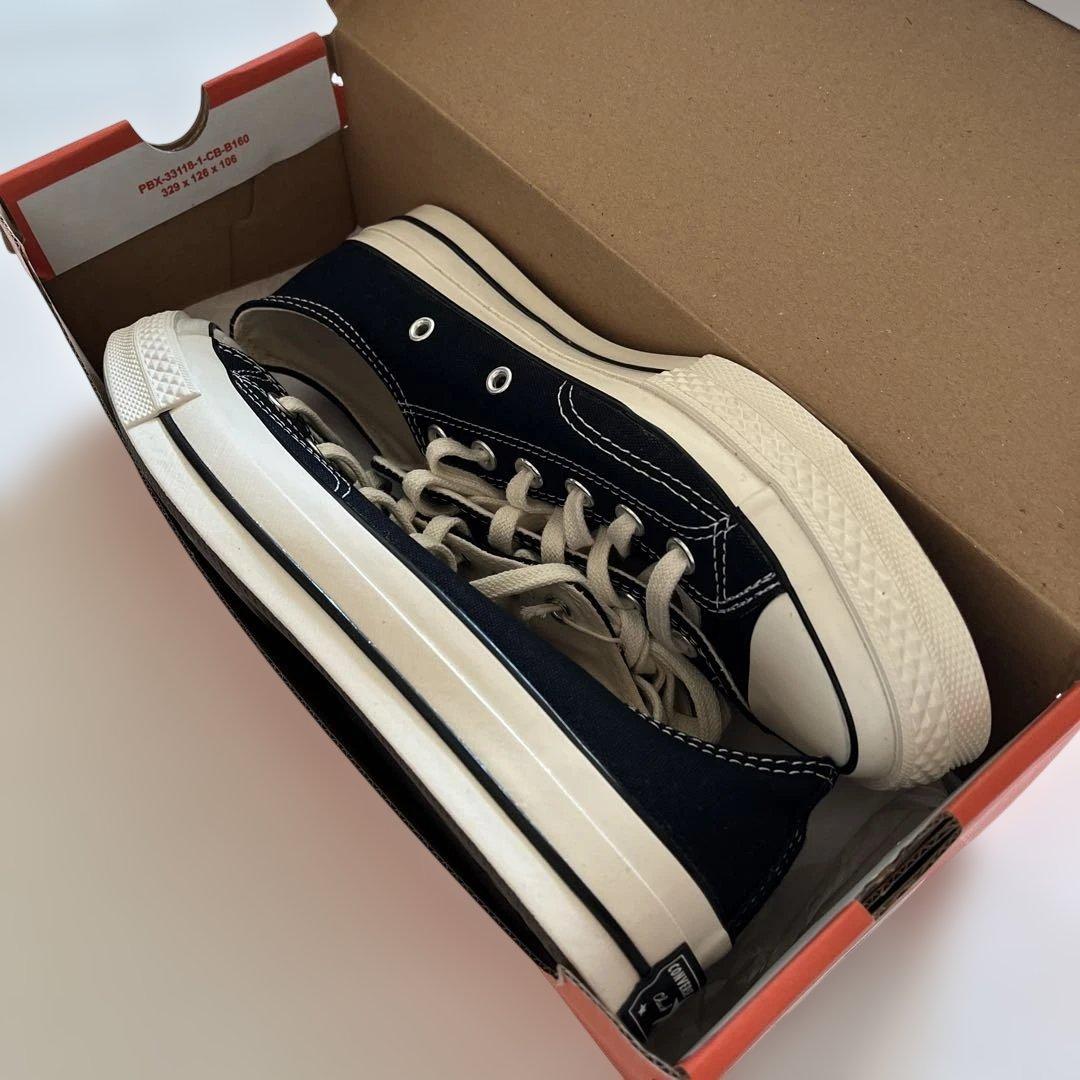 【新品未使用品】コンバース26cmブラック ローカット 韓国限定　CT70