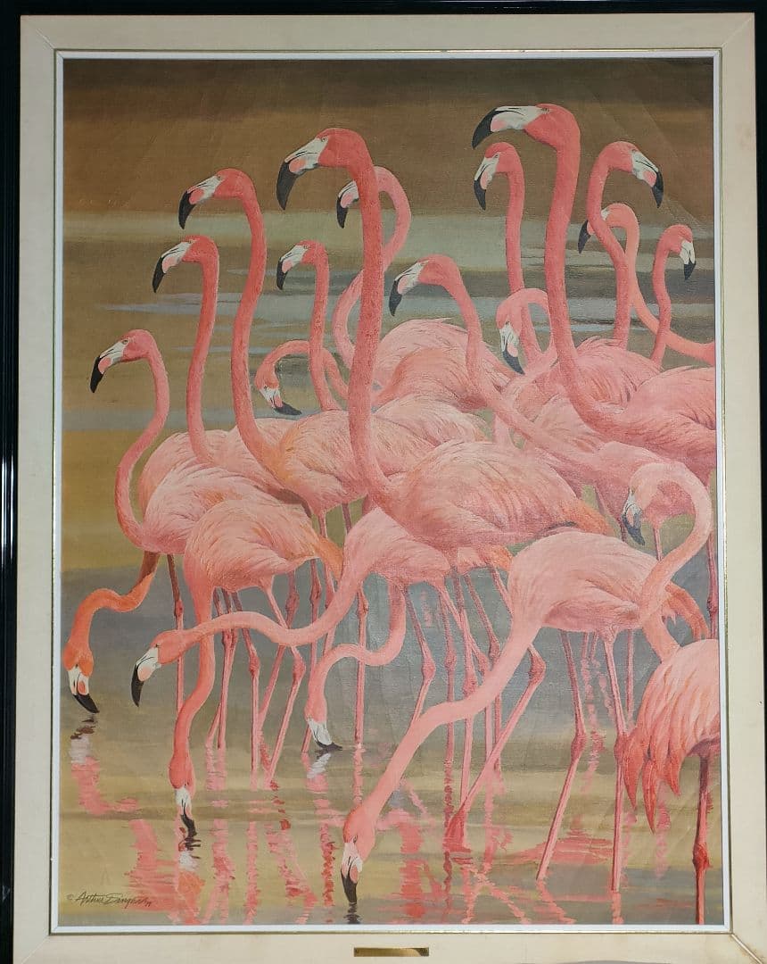 Arthur Singerアーサーシンガー！フラミンゴバレット。鳥のArtist