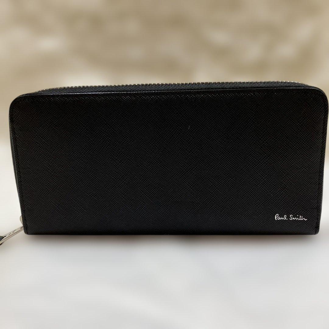 未使用級現行モデル 長財布 ブライトストライププラー 黒 ラウンドジップ 楽天市場】ポールスミス (paul smith) 長財布 ラウンドファスナー