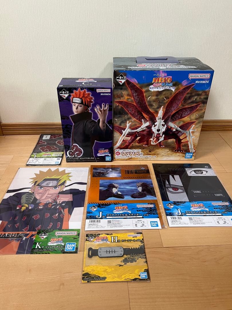 ナルト　一番くじ　ラストワン　妖狐の衣　６本目　ペイン　フィギュア　おまけ付き ラストワン賞は「うずまきナルト（妖狐の衣 六本目） MASTERLISE