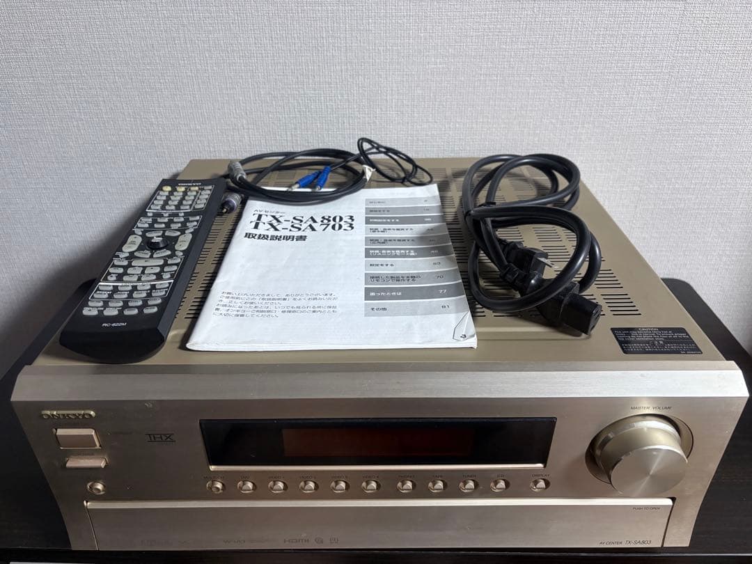 美品ONKYO TX-SA803 AVアンプ 動作確認済み