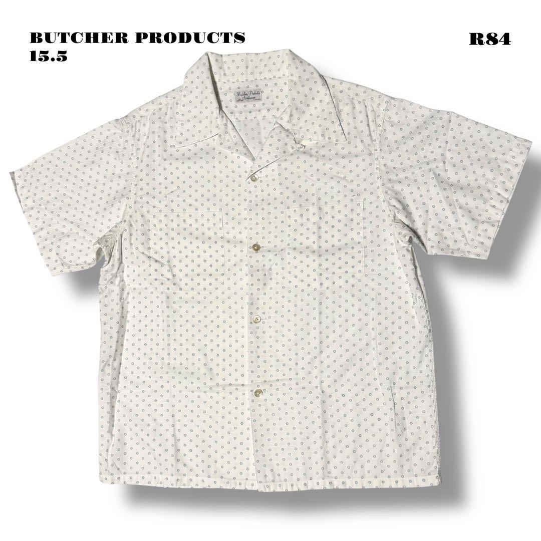 ★限定出品★ BUTCHER PRODUCTS 半袖 シャツ ホワイト 15.5