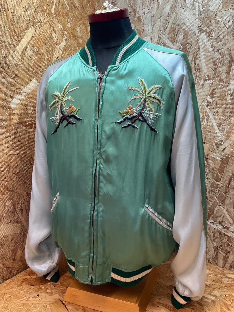 ウエアハウス リバーシブル スーベニア スカジャン ハワイマップ×龍 42