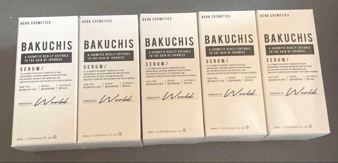 BAKUCHIS SERUM 30ml 5本セット