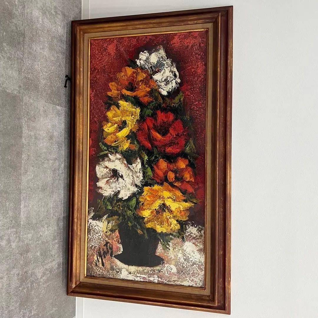 アンリ・ダンティ 油彩12号 欧州画 油彩画 花束 印象派風 Yahoo!オークション -「アンリ、ダンティ」(絵画) (美術品)の落札相場
