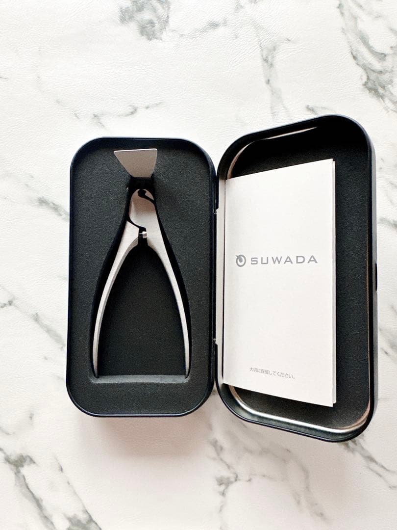 新品未使用 SUWADAスワダ爪切りニッパークラッシックS 缶のケース付き